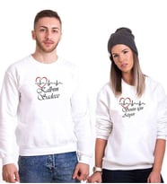Tshirthane Kalbim Sadece Senin Sevgili Kombinleri Sweatshirt Kombini (Tek Ürün Fiyatıdır.)