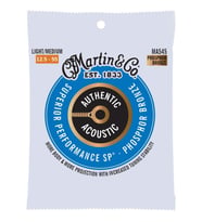 Martin Co MA545 SP Phosphor Bronze Akustik Gitar Telleri (Light Medium 12.5-55)