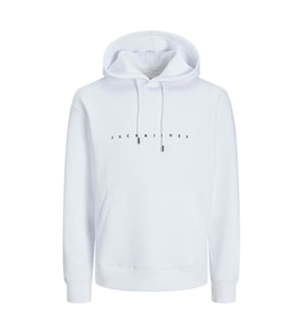 Jack & Jones 12233972 Jjestar Jj Sweat Hood Noos Beyaz