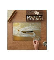 Kuma Batan Şişe- Sahil -Manzara Tasarımı 240 parça Ahşap Puzzle Ahşap Kutuda MP00292