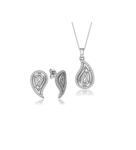 Modern Damla Model Takı Seti 2 Li