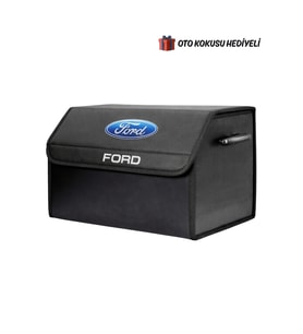 Ford Marka Logolu Oto Bagaj Organizer Çanta Oto Bagaj Çantası 2 Bölmeli Suni Deri
