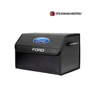 Ford Marka Logolu Oto Bagaj Organizer Çanta Oto Bagaj Çantası 2 Bölmeli Suni Deri