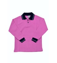 Kolej Polo Yaka Sweat Pembe BGL-YMRTP-5