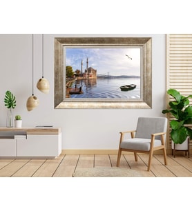 Gümüş Çerçeveli dekoratif Tablo as673