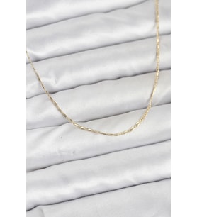 CM 14K Gold Renk Kesme Model 60 cm Kadın Kolye 5886