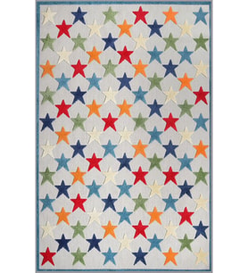 Eliana Home Baskılı, Yıkanabilir Kaymaz Taban Çocuk Halısı LNA4031 100x150 cm (Mavi)