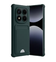 Xiaomi Redmi Note 14 Pro 4G Kelvin Kartvizitli Silikon - Koyu Yeşil