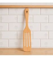 Mien Bambu Delikli Uzun Spatula (7b157)