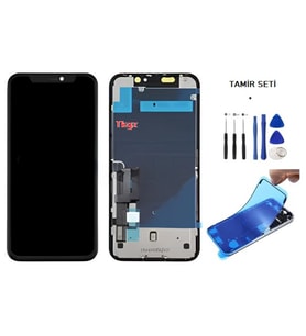 Tkgz - iPhone 11 Uyumlu Lcd Ekran Dokunmatik Servis (JK MARKA ) + TAMİR SETİ + TOZ BANTI
