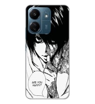 Xiaomi Redmi 13C Uyumlu Death Note Tasarımlı Şeffaf Telefon Kılıfı