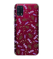 PrintiFy Samsung Galaxy M31 ile Uyumlu 1mm Slim Fit Water Color 3 Baskılı Şeffaf  Kılıf