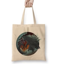 Godzilla King of Monsters Bez Çanta Uzun Saplı