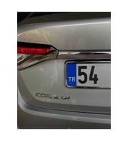 Krom Nikelajlı Oto Plakalık 1 Adet Krom Plakalık