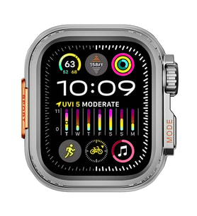 Lexroo Watch 7 45mm to Watch Ultra 49mm Kasa Dönüştürücü Watch Gard 33 - Gri