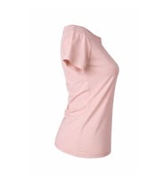 Trender 26YDT1000003 Taş Kadın T-Shirt Kiraz Nakış Baskı O Yaka