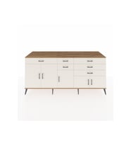 Kronos Konsol 3 Raflı 6 Çekmeceli 5 Kapaklı 220x59x99 Çam-Aytaşı/Aytaşı