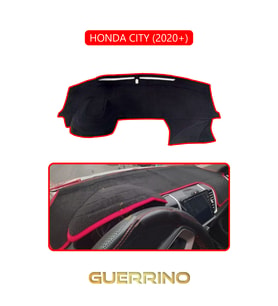 HONDA CITY 2020+TORPİDO KORUMA HALISI KIRMIZI KENAR