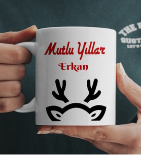 İş Arkadaşına İsimli Yılbaşı Kupa