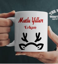 İş Arkadaşına İsimli Yılbaşı Kupa