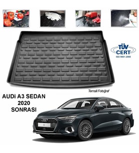 Audi A3 Sedan Bagaj Havuzu Paspası 2021 Sonrası