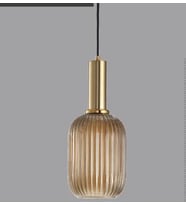 Rsylight Rustik Dekoratif Metal Modern Bal Opal Camlı Tekli  Avize çap:14