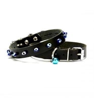Nazar Boncuklu Kedi Ve Köpek Tasması 1x18-22 cm Siyah Small