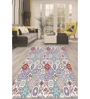 Dijital Kaymaz Taban Yıkanabilir Modern Renkli Salon Halısı Mutfak Halısı Yolluk ND-HT-863 (Çok Renkli)