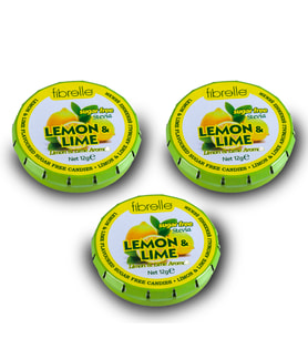 Fibrelle Stevia lı Şekersiz Şeker Limonlu 3 Adet