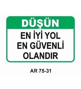 İŞ GÜVENLİĞİ UYARI LEVHASI 1 ADET PVC 21 X 29CM