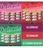 Reflex Plus Delizzia Yetişkin Kedi Maması 36 lı Karışık Set