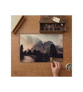 Yanardağ - Yol - Manzara Tasarımı 240 parça Ahşap Puzzle Ahşap Kutuda MP05713
