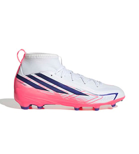 Adidas F50 HYPERFAST LEAGUE MID FG J Genç Çim Zemin Kramponu KK1316 Beyaz