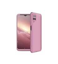 Samsung Galaxy M12 Uyumlu Kılıf Zore Ays Kapak (Rose Gold Altın)