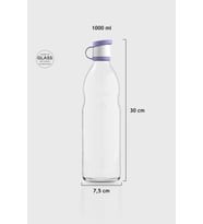 Renga Zen 1000 ml Cam Şişe 181001 Pastel Yeşil (Lila)