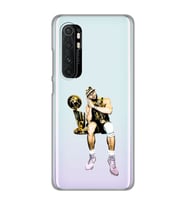 Xiaomi Mi Note 10 LITE Uyumlu Steph Curry Tasarımlı Şeffaf Telefon Kılıfı