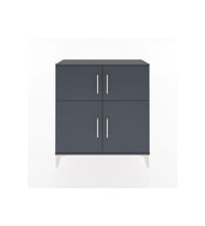 Arges Şifonyer 3 Raflı 4 Kapaklı 88x30x96 Antrasit-Antrasit