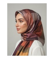 Halka Zincir Desenli Soft Eşarp Desen 1 Renk 9