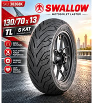Swallow 130/70-13 TL 6 PR Motosiklet Dış Lastiği