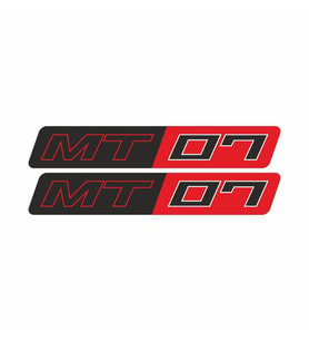 YAMAHA MT07 UYUMLU KIRMIZI 15X2 CM DAMLA STİCKER