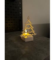 Mum Led  Noel ağacı Yılbaşı Hediyelik Minik Eşya 10CM