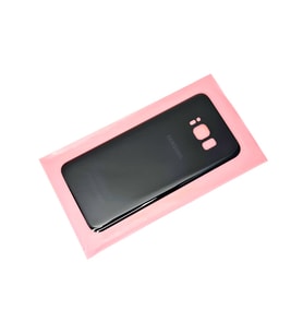 Samsung Galaxy S8 Arka Pil Batarya Kapağı (CAM) SİYAH