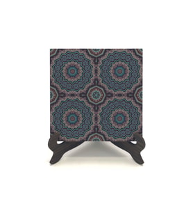 Mandala Baskılı MDF Masaüstlük 10X10