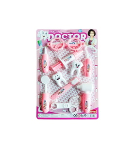 Çantalı Diş Doktoru Seti - Pembe