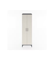 Hyperion Dolap 3 Raflı 2 Kapaklı Tek Askılı 60x44x195 Antrasit-Aytaşı