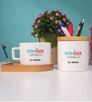 Komiser Yardımcısı Kupa Bardak Kısa ve Kalemlik