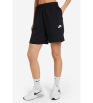 Nike Sportswear High Rise Loose Fit Fleece Dance Shorts Kadın Fransız Havlu Kumaş Bol Kesim Şort Siyah