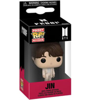 Funko Pop! Anahtarlık: Bts – Jin – Vinil Mini Figür, Koleksiyon, Orijinal Anahtarlık, Çorap Dolgusu, (Krem)