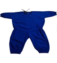 ozclife Yeni Nesil Kısa Kol Aizeimer - Demans Tulumu Kısa Kol Lastikli Model Mavi Renk - Medium Beden