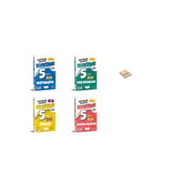 5. Sınıf Bumerang Matematik Fen Türkçe ve Sosyal Haftalık Denemeleri 4lü Set + Telefon Standı